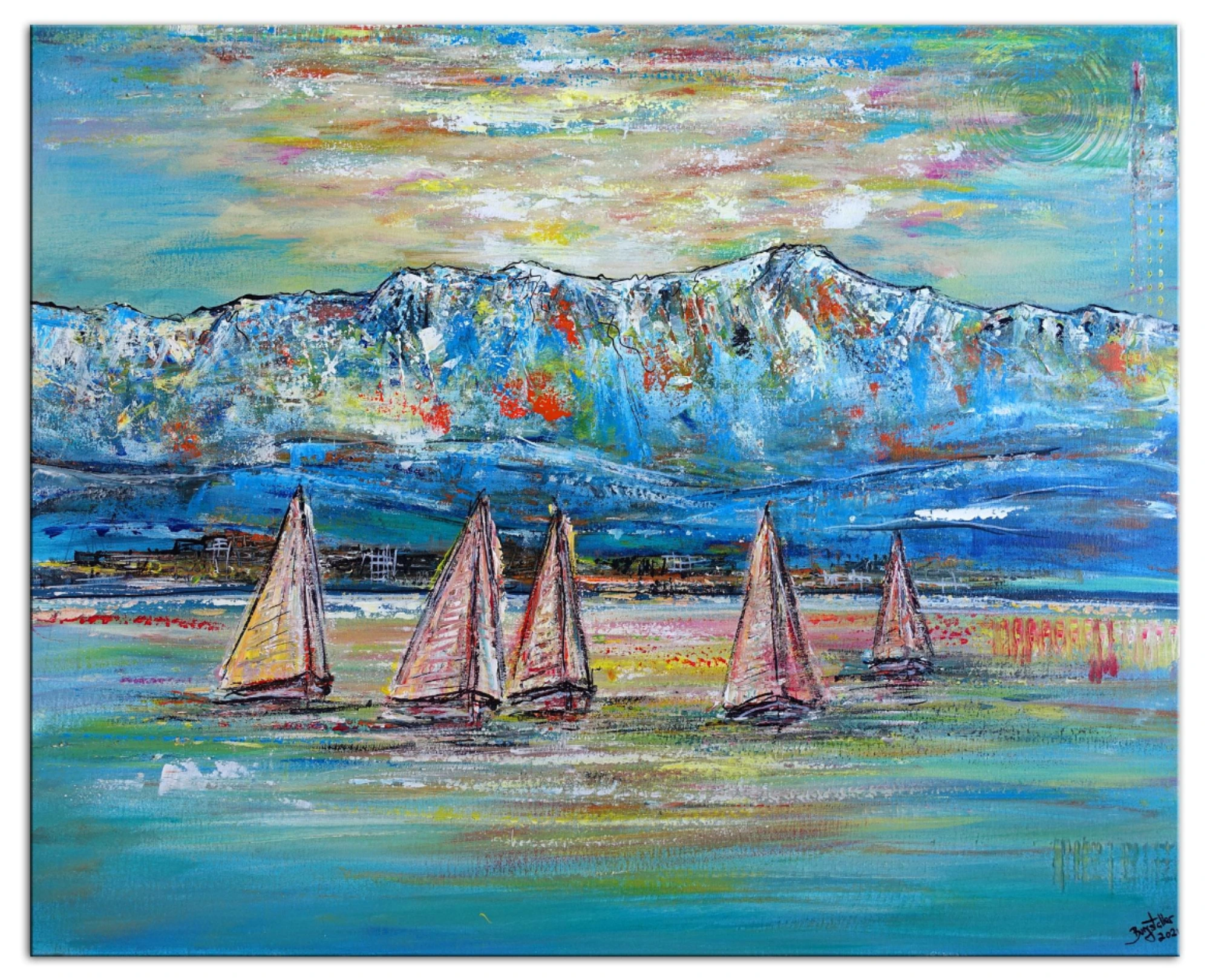 Bodensee Alpenglühen 2 