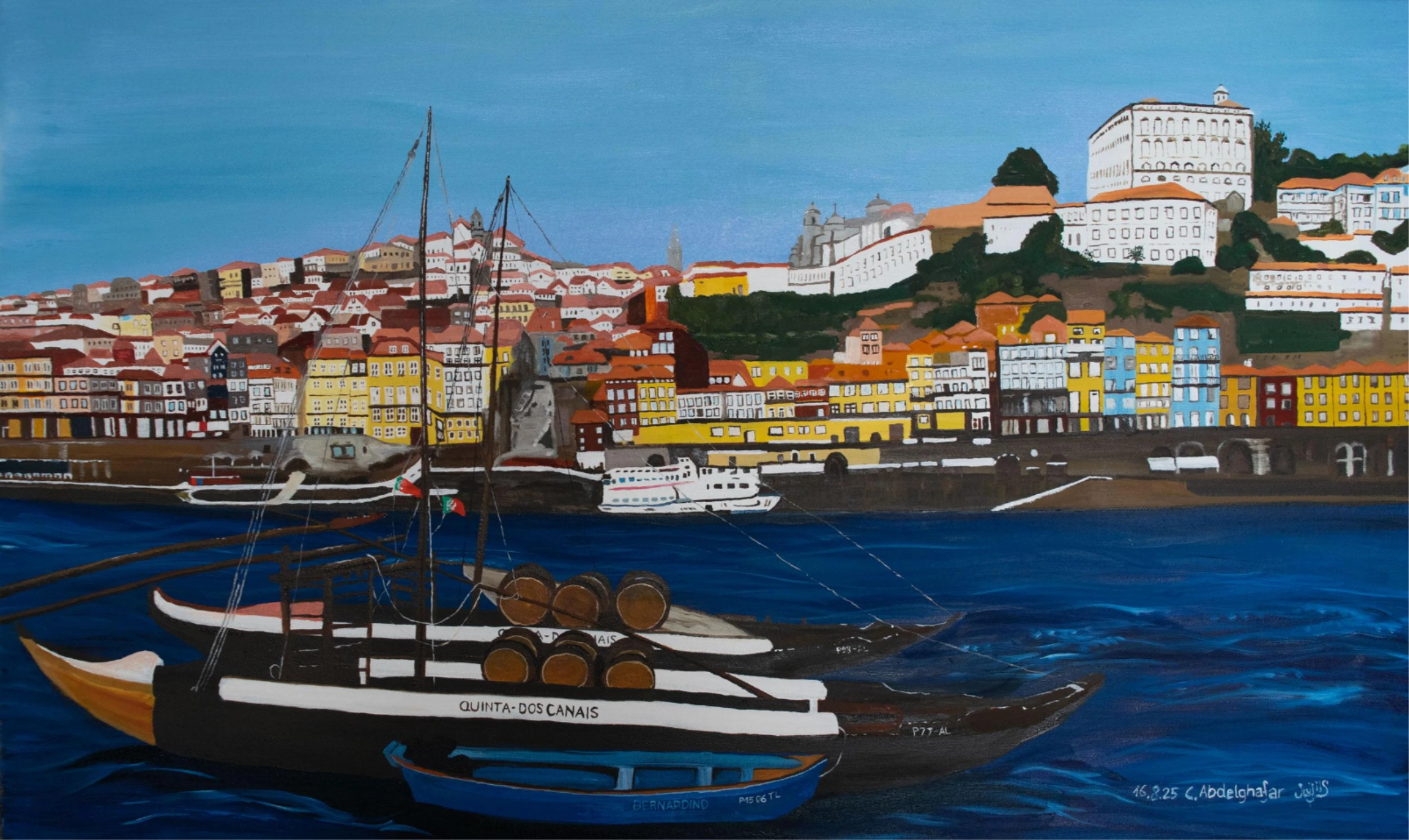 Porto's berühmter Hafen