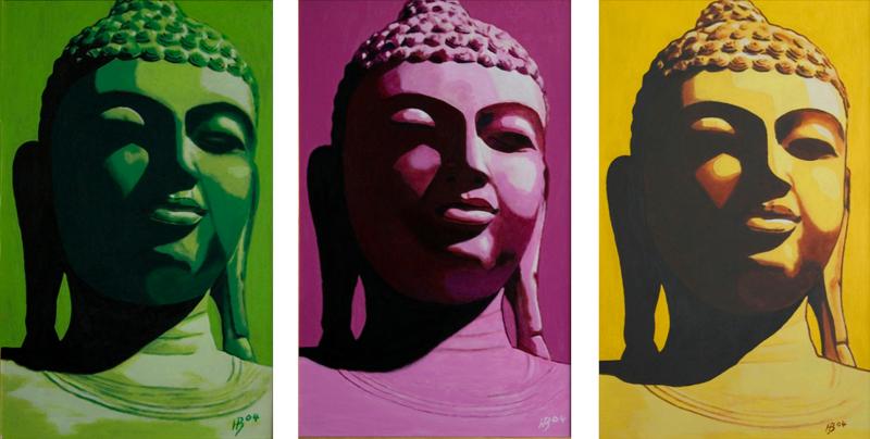 Buddha Triptychon
