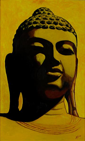 Buddha in Gelb