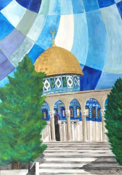Goldene Moschee. Jerusalem