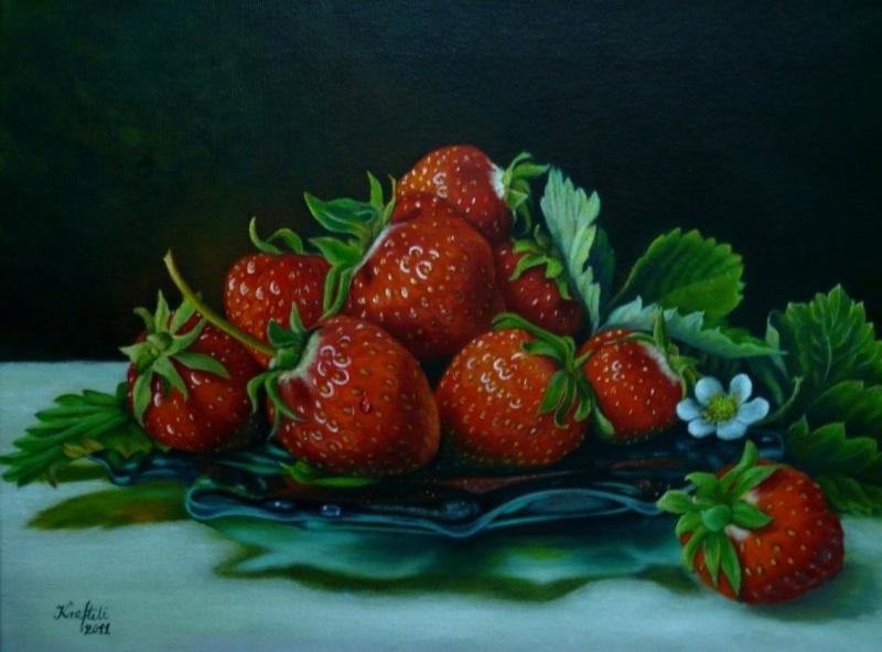 Strawberries (painting in private property)