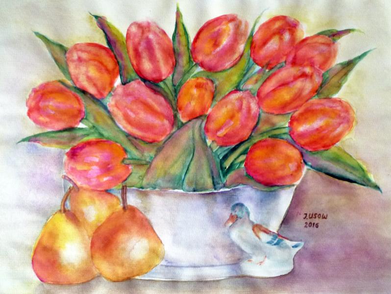 Stillleben mit Tulpen
