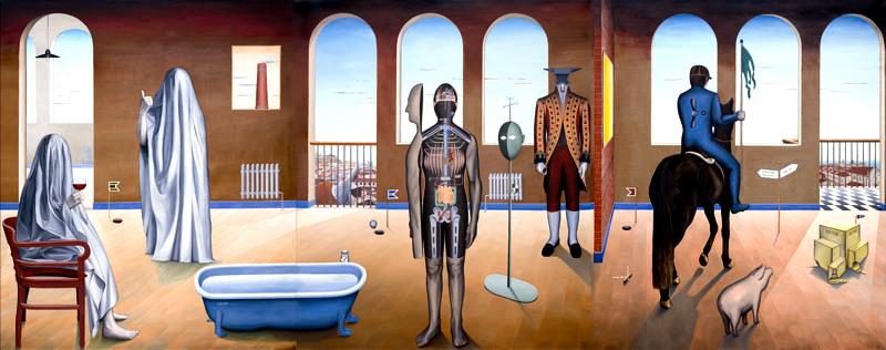 José García y Más | The Haunted House (Triptych)   