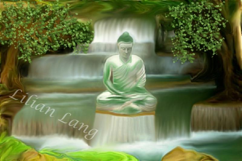 Buddha am Wasser