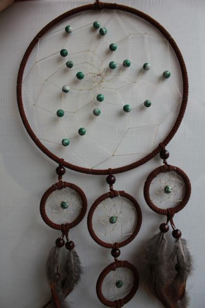 Wandschmuck- Handgefertigter Baumachat Dreamcatcher