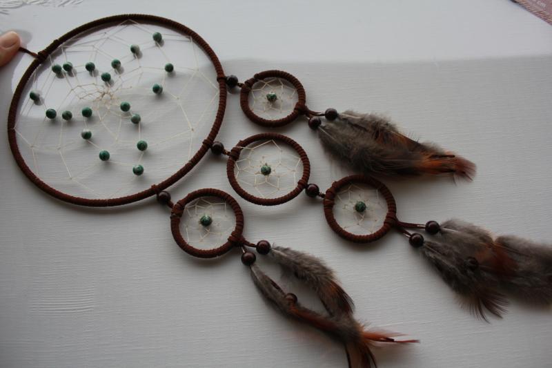 Wandschmuck- Handgefertigter Baumachat Dreamcatcher