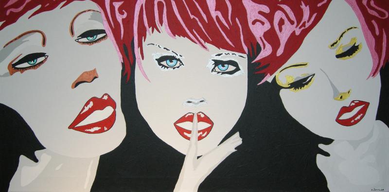 3 Red Hair Ladies
