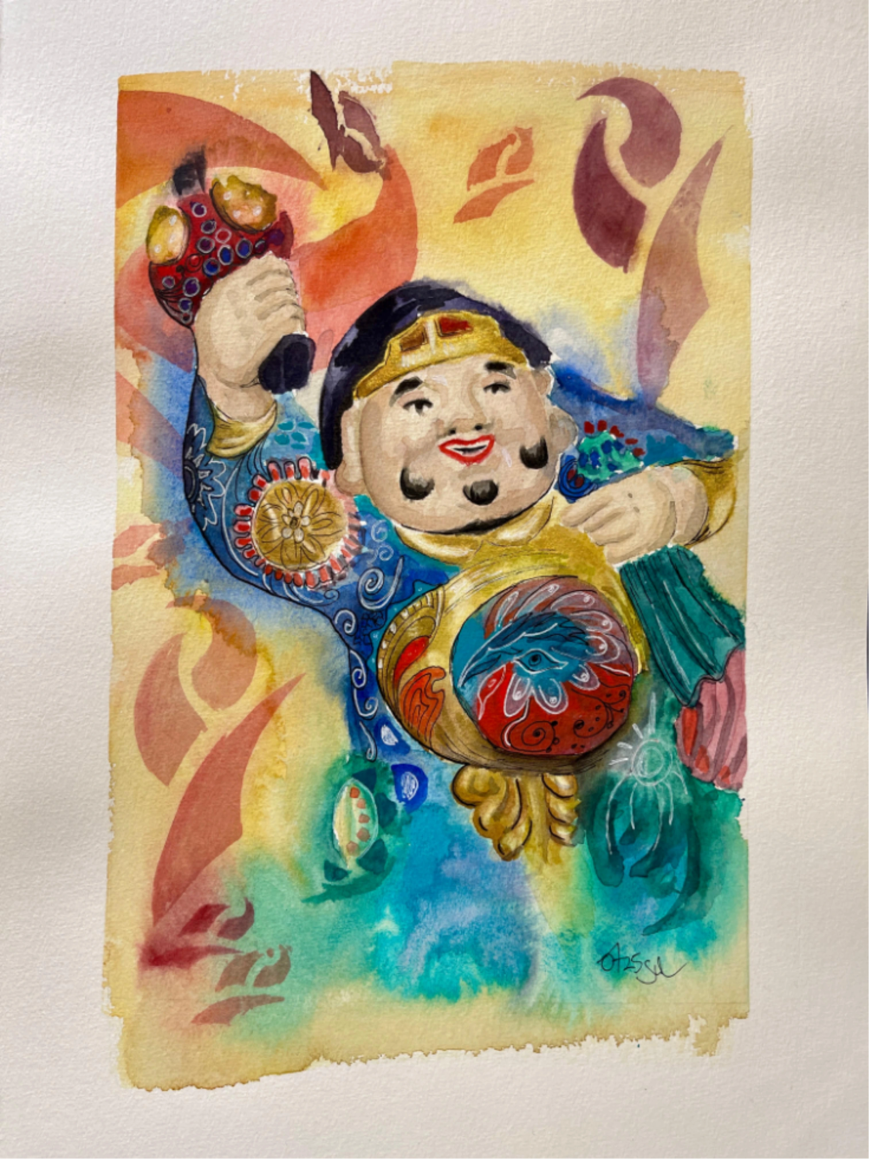 Aquarell Buddha Surkow Art
Künstler Paul Surkow