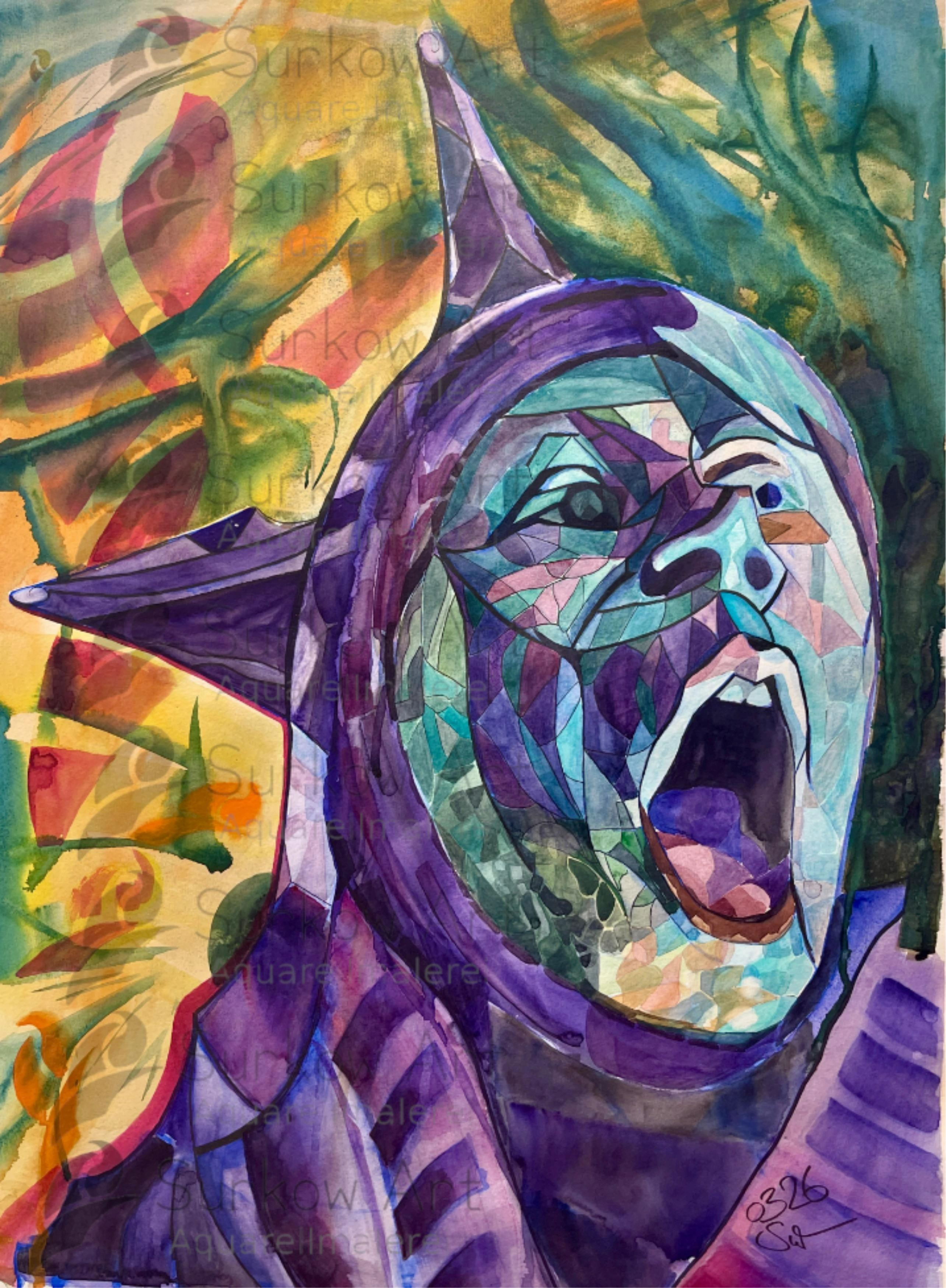 Aquarell Der Joker im Wald 2026 Surkow Art
Künstler: Paul Surkow