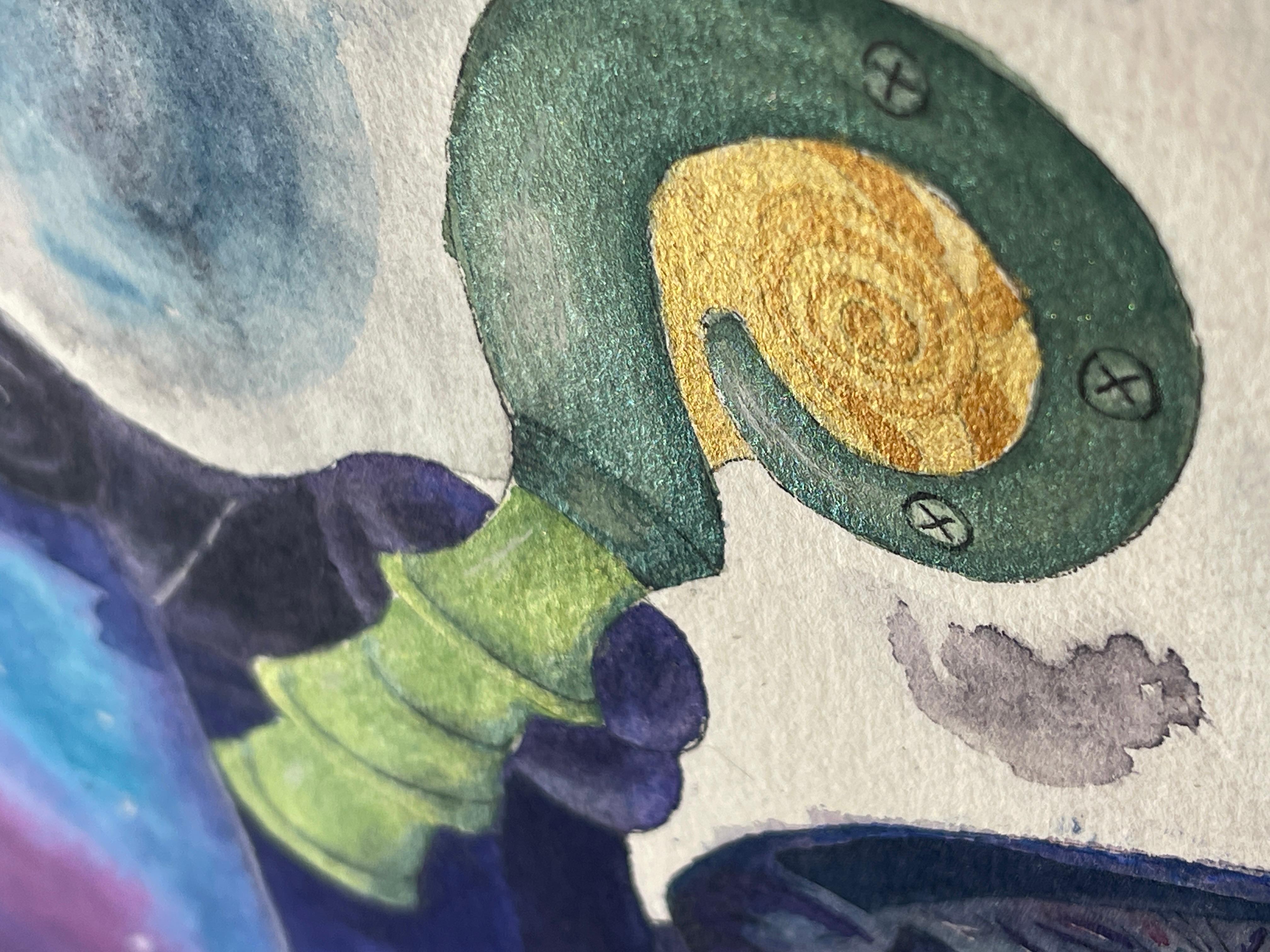 Aquarell Spaceman Surkow Art
Künstler: Paul Surkow