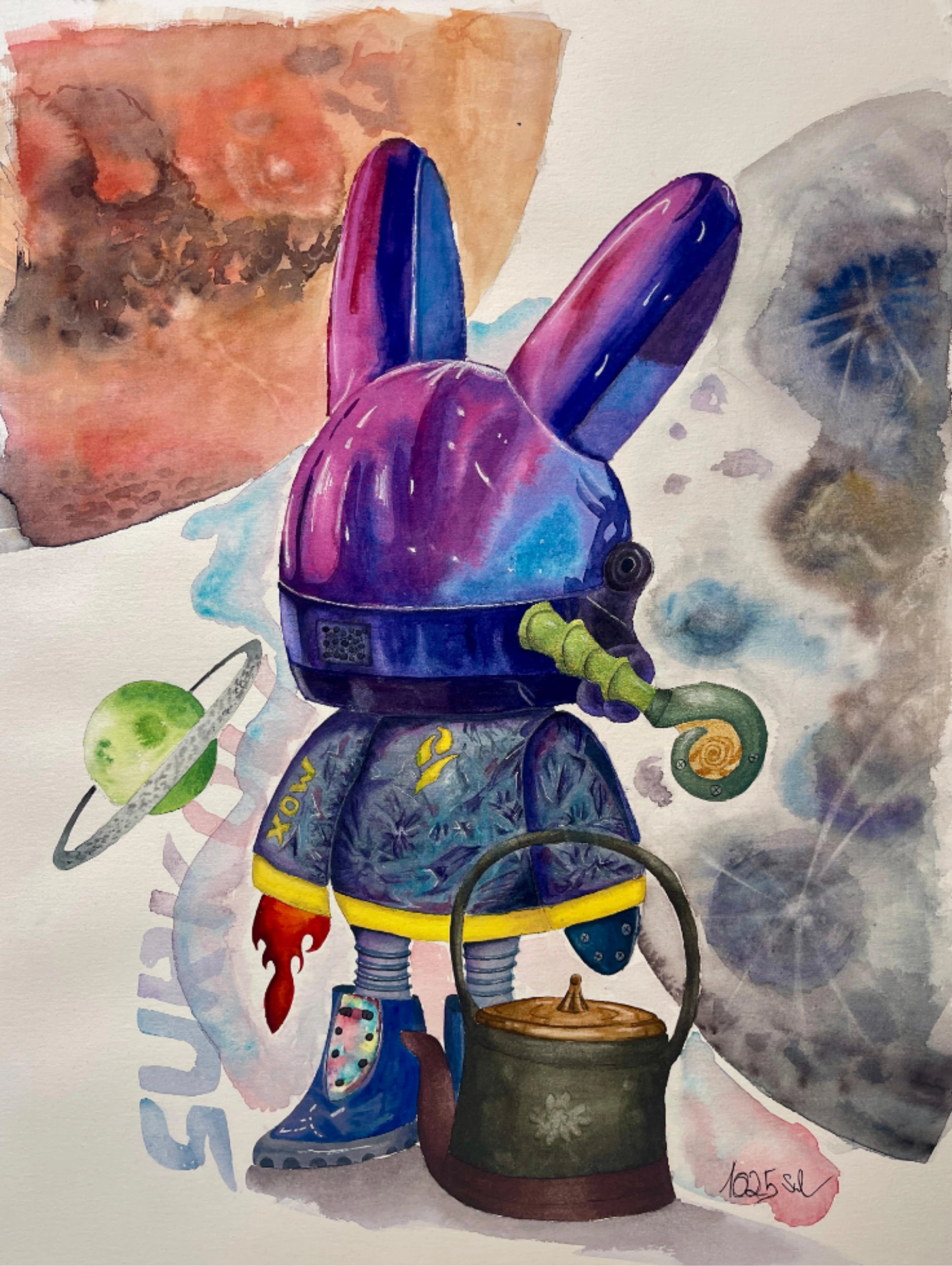 Aquarell Spaceman Surkow Art
Künstler: Paul Surkow