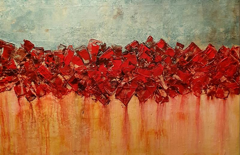  Abstract Red